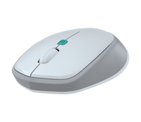 Ratón Inalámbrico Ergonómico Logitech M380 de 4 Botones para Diestros, con Sensor Óptico Retroiluminado, Entrada de Voz Inteligente y Programable, USB/Tipo-C
