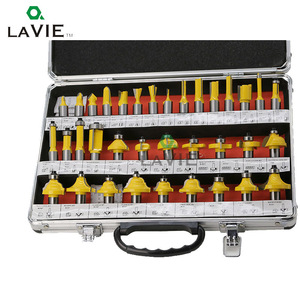 Lavie 35-Piece Milling Cutter Set 1/2 Inch Straight Shank Carbide Woodworking Tools For Cnc <b>Machining</b> Center - Product Image 1