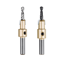 Mata Bor Kayu SongQi Countersink dengan Shank Hex Quick Change untuk Pembuat Chamfer Sekrup