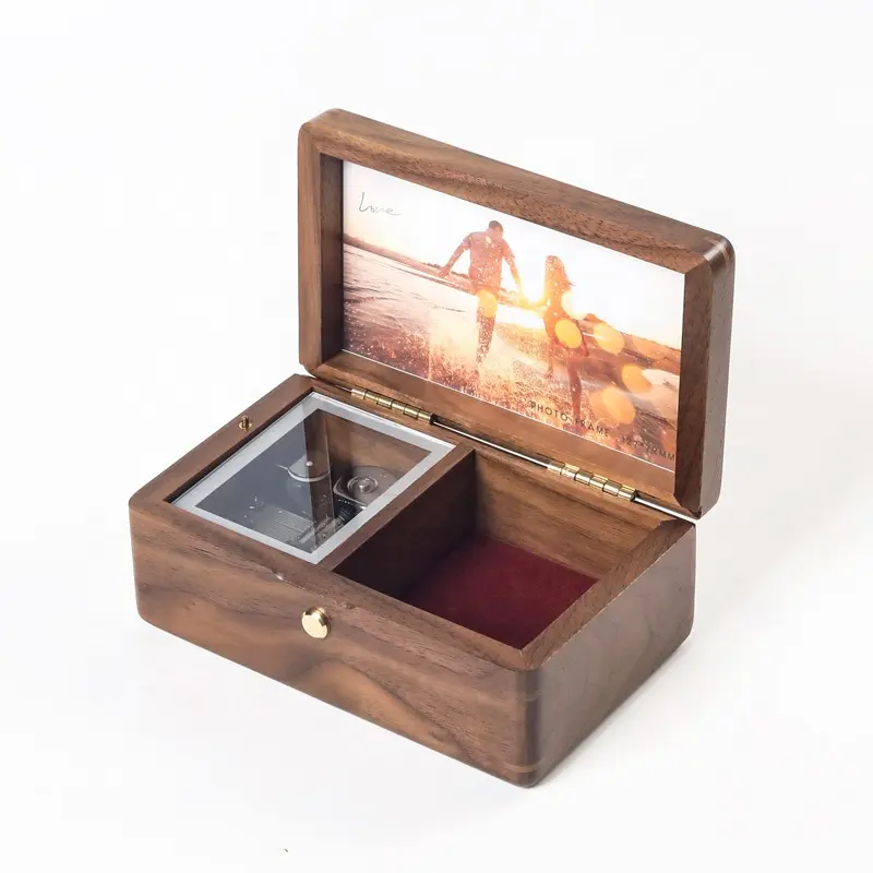 Wooden music box jewelry box custom framed music box souvenir