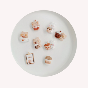 Ensemble de théière miniature, tasse, plateau et cuillère pour maison de poupée, accessoires de cuisine pour poupées, modèle de jouet de bureau - Product Image 6