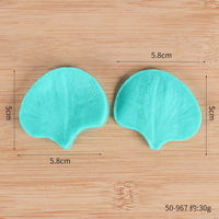 Motif floral estampage rond papillon orchidée pétales quatre pétales feuille forme Clip moule gâteau Fondant Silicone moule
