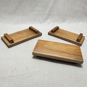 Espositore in legno decorativo espositore all'ingrosso in legno fattoria piedistallo basamento sapone in legno - Product Image 5