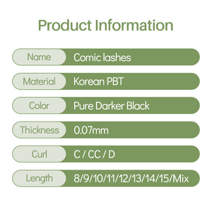 Nouvelle arrivée 2025 à la mode Hot Cluster Lashes Comic Cartoon Style Tower Top Lashes - Product Image 5