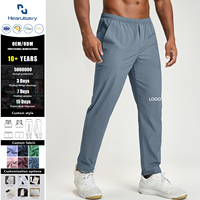 Pantalon décontracté pour homme avec logo personnalisé, en coton/élasthanne, coupe ample, taille plus, cordon de serrage, respirant, séchage rapide, pour l'hiver