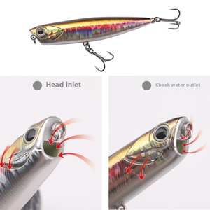 Esca Artificiale Galleggiante a Forma di Matita per Pesca in Mare, Oceano e Spiaggia, per Carpe, Spigole e <span class=keywords><strong>Pesce</strong></span> Mandarino - Product Image 3