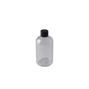 300毫升空透明PET塑料挤压化妆品乳液瓶带翻盖