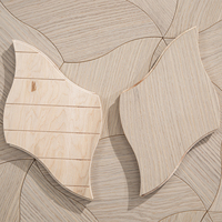 Parquet en chêne en gros, dalles géométriques multicouches en bois à joint mâle et femelle