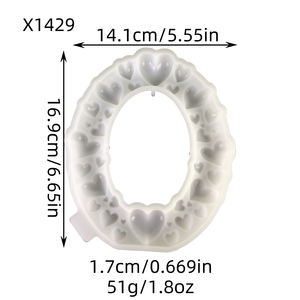 แม่พิมพ์เรซิ่นซิลิโคนทำมือ สำหรับงาน DIY สไตล์อินส์ ของตกแต่ง และอุปกรณ์ทำเค้ก สำหรับงานเรซิ่น แม่พิมพ์ปูนปลาสเตอร์ - Product Image 4