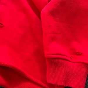 Ensemble de sweats à capuche demi-zip brodés personnalisés 450 g/m² effet vieilli, lavage abrasion, coupe oversize, 100 % coton, unisexe, écologique - Product Image 2