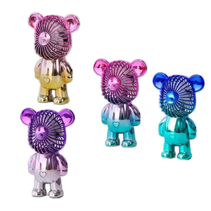 Ventilador de Mano CITICITY Fashion Bear, Mini Ventilador Portátil con Batería de Gran Capacidad, Ventilador Recargable USB de Alta Velocidad para Bodas/Fiestas - Product Image 1