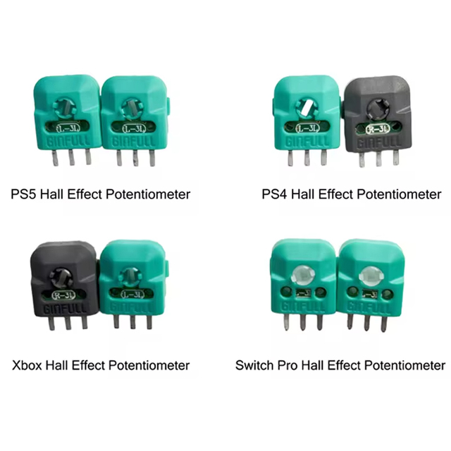 Hall Effect Joystick Sensor for Xboxes Controller 3D Analog Joystick Magnetic Potentiometer for PS4 PS5 Gamepad Game Accessories