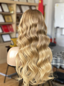 Personnalisé 13x4 HD pour Dentelle Transparent Raie Libre Dôme Frontal Perruque 100% Vierge Européenne de Cheveux Humains 20 Pouces Longueur Vague Lâche - Product Image 6