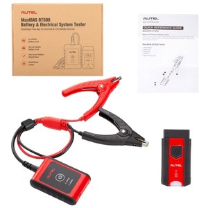 Testeur <span class=keywords><strong>de</strong></span> batterie <span class=keywords><strong>de</strong></span> voiture Autel MaxiBAS BT508, mise à jour du BT506, testeur <span class=keywords><strong>de</strong></span> charge 6V 12V, lecture et effacement des codes <span class=keywords><strong>de</strong></span> tous les systèmes disponibles - Product Image 1