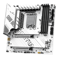 Carte mère JGINYUE Z690M Snow Dream-W avec 4 emplacements de mémoire DDR4 pour ordinateur de bureau