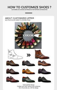 <span class=keywords><strong>Bottes</strong></span> <span class=keywords><strong>en</strong></span> cuir Oxford à couture Goodyear Blake faites à la main pour hommes <span class=keywords><strong>Bottes</strong></span> personnalisées de haute qualité pour homme <span class=keywords><strong>Bottes</strong></span> de luxe pour homme avec boucles - Product Image 5