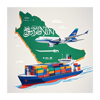 Agent d'expédition logistique DDP le moins cher de Chine vers l'Arabie Saoudite, transitaire par LCL + transport routier porte-à-porte