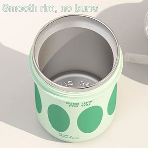 Insulated Travel Mug with Straw Lid 550ml Portable Stainless Steel Coffee Tumbler Reusable Eco-Friendly Water <b>Cup</b> for Office - Product Image 5