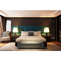Usine approvisionnement direct moderne 5 étoiles hôtel de mode chambre à coucher chambre de meubles chambre d’hôte ensemble mode
