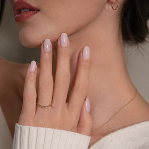 Miss Gel 32PCS <span class=keywords><strong>Uñas</strong></span> Artificiales de ABS <span class=keywords><strong>Rosa</strong></span> Lechoso, Cortas, Ovaladas, Transparentes, <span class=keywords><strong>Color</strong></span> Nude, Gel Suave, <span class=keywords><strong>Uñas</strong></span> para Uso Diario en la Oficina, Marca Privada OEM ODM - Product Image 5