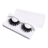 Viral 20 paires de faux cils en vison synthétique, à volume spectaculaire, multi-couches, à pointes, en bande complète, vente en gros