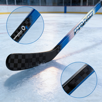 Bâton de hockey sur glace Elite Training 12K en fibre de carbone, senior, junior, pro, matériau composite durable, léger, 380g, flex 65/60