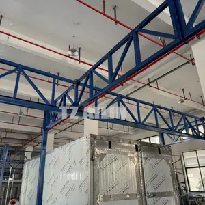 Ailin Factory Custom Environmental Friendly Manual Powder Coating Equipment With Painting Booth Curing Oven Conveyor Rail System