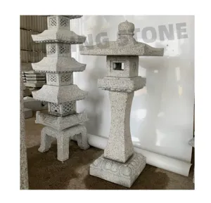 LA212 Fabricant granit sculpture pagode japonaise jardin Kasuga lanterne en pierre japonaise Hokkeji