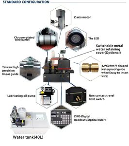 Máquina de Corte de Alambre por Electroerosión de Alta Velocidad CNC PLC de Alta Calidad, Máquina de Erosión de Metales DK7735, Marca Liqun, Corte de Alambre Automático por Electroerosión - Product Image 6