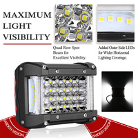 Accessoires de voiture : Feux LED de recul latéraux de 4 pouces