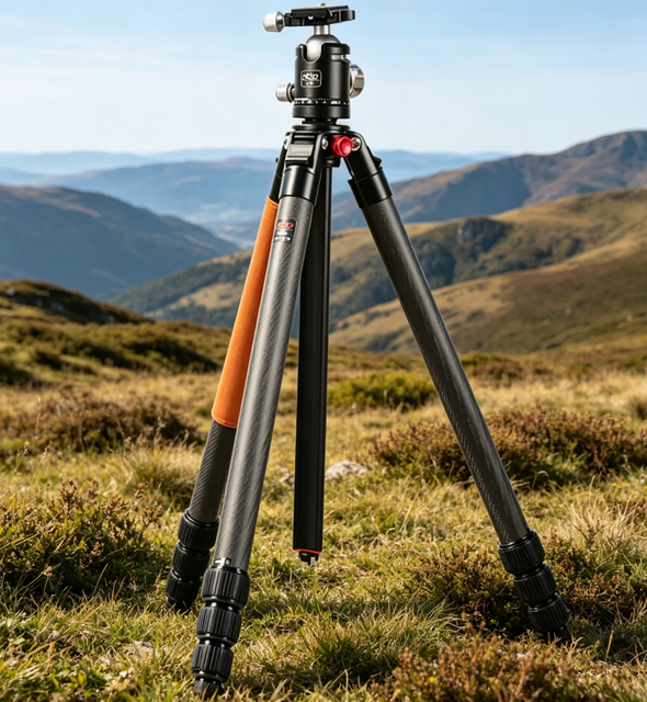 Factory OEM/ODM Stable Outdoor Travel Carbon Fiber Camera Tripod Stand Monopod for Dslr  Digital Camera