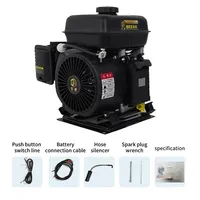 Générateur CC miniature 48V 60V 72V à faible consommation de carburant, unité d'alimentation CC montée, générateur de puissance à longue autonomie