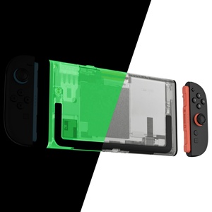 Glow in Dark- Green Replacement Back Cover Housing for <b>Nintendo</b> <b>Switch</b> 2 Console - Bottom Shell Repair Part - Product Image 1