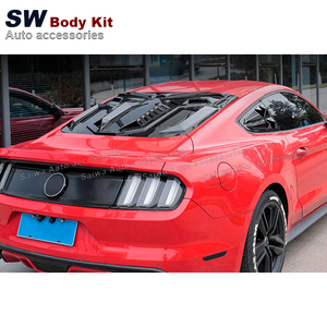 Mustang MB-cubierta de ventana trasera para Ford Mustang, embellecedor de ventana trasera modificada, ABS, 2015-2022 - Product Image 3