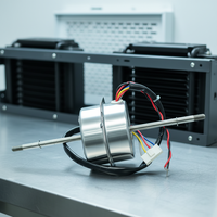 Moteur de dissipation thermique monophasé sans balais Yimingde 220V pour réfrigérateur-congélateur, efficacité IE3, roulement à billes, boîtier en fer, pied