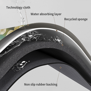 Tapete de Baño de Diatomita con Superficie de Fácil Mantenimiento para Hogares Ocupados, Secado Rápido y Conveniente con Respaldo Antideslizante Efectivo - Product Image 5