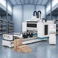 Centre d'usinage CNC industriel multi-broches à 4 têtes rotatives et 5 axes de haute précision pour la sculpture de pieds de chaise, de table et de canapé