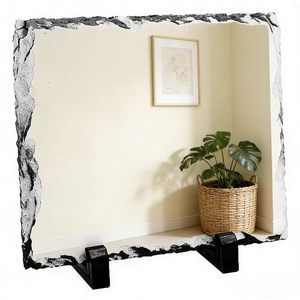<span class=keywords><strong>Ardoise</strong></span> rectangulaire vierge pour sublimation avec support - <span class=keywords><strong>Ardoise</strong></span> en pierre naturelle haut de gamme pour impression par sublimation - Product Image 6