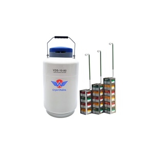 Tanque de N2 de baja temperatura de gran capacidad, cilindro de nitrógeno líquido de cuello ancho de 50L con cubo cuadrado - Product Image 4