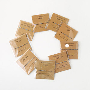 SC Giáng Sinh Vui Vẻ Thẻ Vòng Đeo Tay Quà Tặng Vui BFF Vài Vòng Đeo Tay Handmade Cảm Hứng Chữ Morse Mã Vòng Đeo Tay Cho Phụ Nữ - Product Image 6