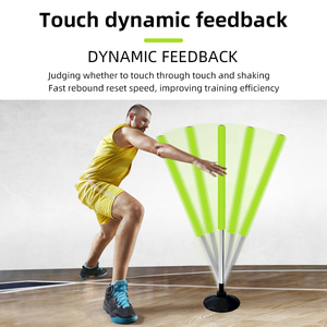 Bastoni da Allenamento 'Non Accadrà Mai' per Basket, Attrezzatura per Allenamento di Agilità nel Calcio, Pali in Plastica per Allenamento Sportivo - Product Image 6