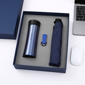 Personalized Lockable Thermos Umbrella Business Corporate Activity Company Graduation <b>Gift</b> Set in Elegant <b>Box</b> - Product Image 2