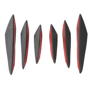 6 pièces Universelles pour Pare-chocs Avant : Lame de Décoration, Diffuseur, Ailerons, Spoiler de Carrosserie, Canards, Lame de Spoiler Inférieure, Décoration Canard pour Tuning Automobile - Product Image 6