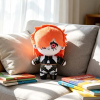 Poupée en peluche anime personnalisée, vêtements entièrement imprimés, tissu en peluche doux, poupée en peluche personnalisable à câliner, figurine d'action personnalisée