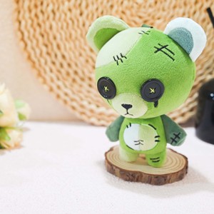 Plush Keychain Blind Box Customize Mini Size <strong>Teddy</strong> Bear Plushies with Button Eyes Fashion Cartoon Bear Keyring Bag Charms - Product Image 5