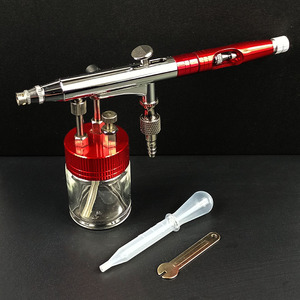 Aérographe double action 7,0 cc à alimentation par gravité, pistolet de pulvérisation réglable pour la peinture artistique - Product Image 2