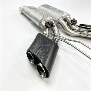 碳纤维 B900 风格排气尾管带阀门系统适用于梅赛德斯奔驰 G63 AMG G500 G 级 W463 W464 改装件 - Product Image 2