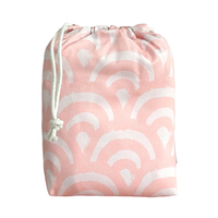 Pochette en lin personnalisée avec cordon de serrage, sac fonctionnel pour la maison, pour adultes et enfants
