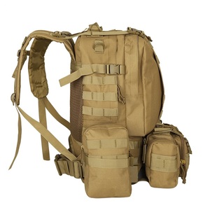 Ransel taktis luar ruangan kapasitas besar, dengan tas keamanan & perlindungan mendaki sistem MOLLE - Product Image 4