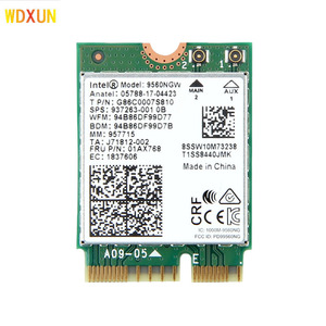 Dual Band 1.73Gbps Card mạng không dây cho Intel AC 9560 9560ngw NGFF <span class=keywords><strong>Key</strong></span> E 8020.11ac BT 5.0 máy tính xách tay <span class=keywords><strong>Windows</strong></span> <span class=keywords><strong>10</strong></span> tương thích - Product Image 1